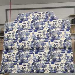 Bespoke Upholstered Headboard, All Beata Heuman Fabrics, Custom Bed Size Available - thumbnail 4