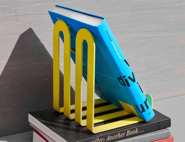 Rowley Bookworm - Steel Bookstand Industrial Bookends, Cookbook Stand Designed & Made in England - image 1