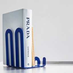 Rowley Bookworm - Steel Bookstand Industrial Bookends, Cookbook Stand Designed & Made in England - thumbnail 2