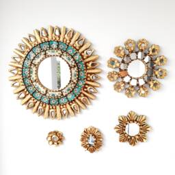 "Peruvian Mirrors ""Aztec Turquoise Collection"