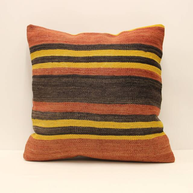Turkish Kilim Pillow Covers Boho Big Pillow 20x20 Bohemian Cushion Vintage Pillows Sofa 4Ef-196 - image 1