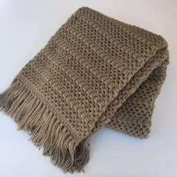 Made-To-Order Crochet Blanket Soft Blanket, Acrylic Afghan, Custom Colors & Sizes - thumbnail 2