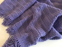 Made-To-Order Crochet Blanket Soft Blanket, Acrylic Afghan, Custom Colors & Sizes