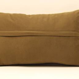 Vintage Turkish Kilim Pillow Cover, Wool Accent 12x20 - thumbnail 4