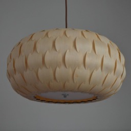 Lighting-Maple Drum Pendant Light-Chandelier-Wood Light-Ceiling Light-Hanging Lamp-Rustic Light - thumbnail 2