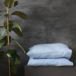 Linen Pillow Case Light Blue - thumbnail 4