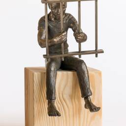 "Bronze Sculpture ""Einsitzer" - thumbnail 4