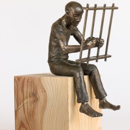 "Bronze Sculpture ""Einsitzer" - thumbnail 2
