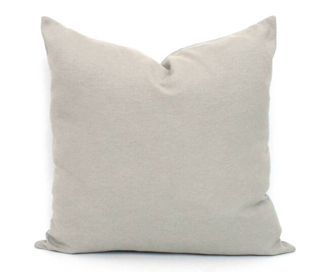 Light Grey Pillow Cover, Solid Color, Cotton, All Sizes, Home Gifts For You - image 1