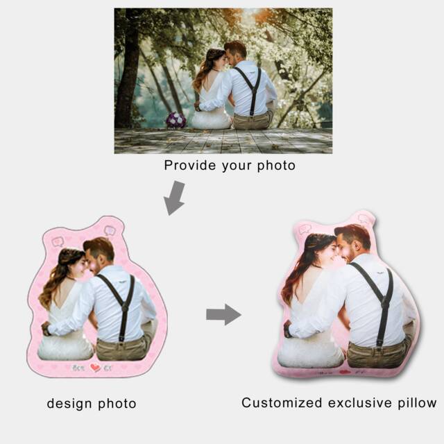 Personalized Photo Diy Humanoid Cushion Couple Toys Dolls Stuffed Boyfriend Face Pillow Doll Custom Father Mother Lifesize Picture - image 1
