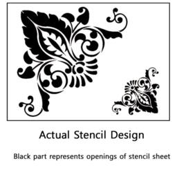 Free Shipping-Stencils Renaissance - Medium Size -Reusable Airbrush Wall Stencil For Diy Decor Walls Furniture Painting Kids Rooms Cars - thumbnail 3