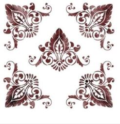 Free Shipping-Stencils Renaissance - Medium Size -Reusable Airbrush Wall Stencil For Diy Decor Walls Furniture Painting Kids Rooms Cars - thumbnail 2