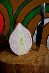 Huge Fake Onion Shelf Decor Quirky Vegan One Of A Kind Gift