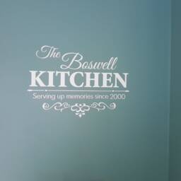 Personalised Family Name Kitchen Sticker, Personalised Wall Decal, Decor, Personalised Decal - thumbnail 3