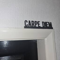 Carpe Diem Door Topper, Shelf Decor, Wall Quirky Home Interior Gift, Door Decoration - thumbnail 2