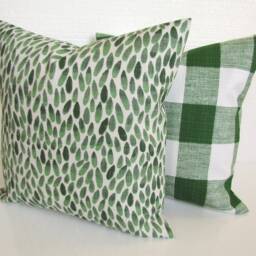 Green Outdoor Pillows Blue Throw Pillow Covers Teal Pillow 16 18x18 20 Turquoise Tropical - thumbnail 3
