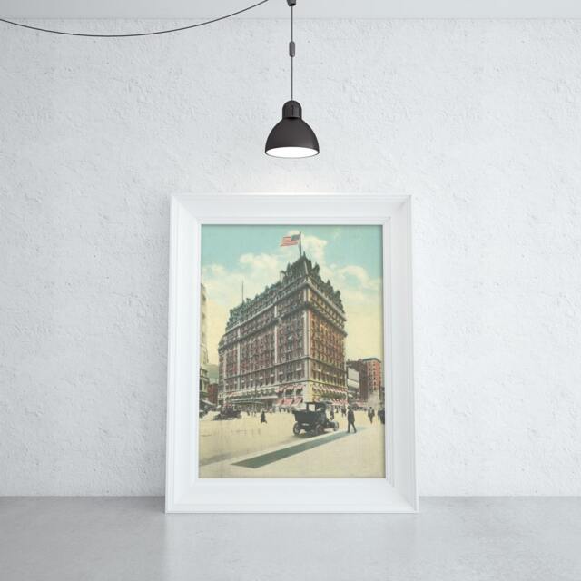 Vintage Knickerbocker Hotel Print Antique Style Photo Or Canvas - image 1