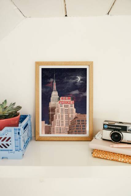 New Yorker Art Print, York Art Travel Art, Nyc Poster - image 1