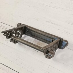 Toilet Roll Holder Cast Antique Iron - Very Elegant, Scroll Design. Wall Mounted Choose From London Gner Or Traditional - thumbnail 4
