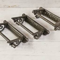 Toilet Roll Holder Cast Antique Iron - Very Elegant, Scroll Design. Wall Mounted Choose From London Gner Or Traditional - thumbnail 2