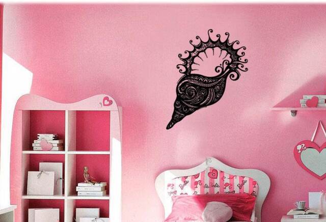 Seashell Water Ocean Marine Mollusk Clam Scallop Animal Shell Diy Wall Stickers Decals Vinyl Mural Decor Art Vg078 - image 1