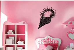 Seashell Water Ocean Marine Mollusk Clam Scallop Animal Shell Diy Wall Stickers Decals Vinyl Mural Decor Art Vg078 - thumbnail 1