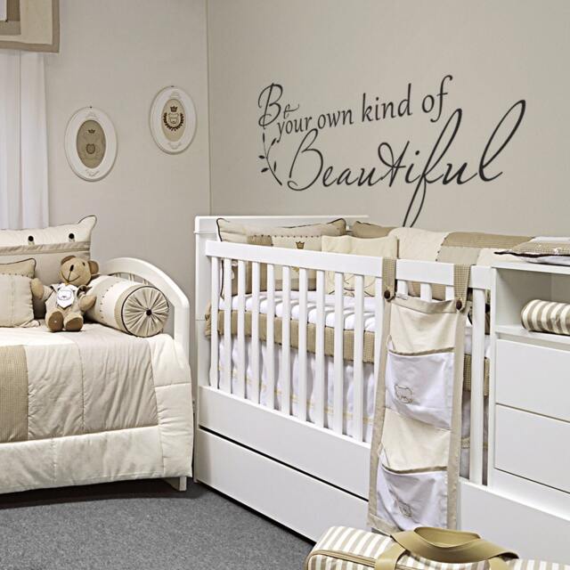 Inspirational Wall Quotes - Own Kind Of Beautiful Girl's Room Decal Vinyl Stickers- 011 - image 1