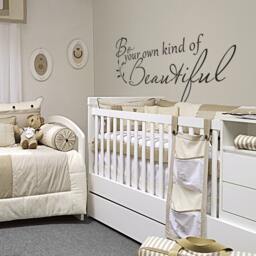 Inspirational Wall Quotes - Own Kind Of Beautiful Girl's Room Decal Vinyl Stickers- 011 - thumbnail 1