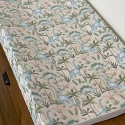 Wedge Baby Changing Mat, Dinosaur Jungle Changing Mat, Anti Roll Baby Mat - thumbnail 3