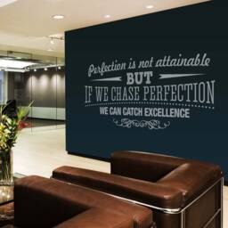 Catch Excellence - Office Wall Art Typography Stickers Decor Inspirational Motivational Decals Skucatchexsticker - thumbnail 2