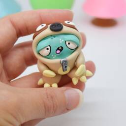 Sloth Shelf Ornament, Cute Monster Figurine - thumbnail 2