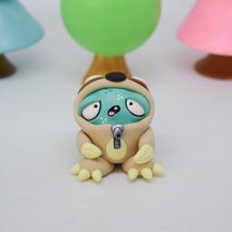 Sloth Shelf Ornament, Cute Monster Figurine - thumbnail 4