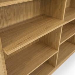 Bookcase, Bookshelf Made Of Oak Vaneer - Livlo D-R07 - thumbnail 4