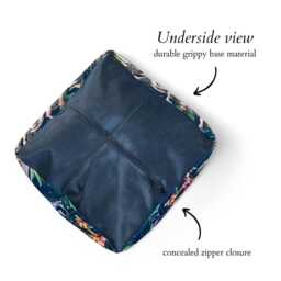 Velour Velvet Printed Bean Bag Cubes - 3 Unique Patterns To Pick From - thumbnail 3