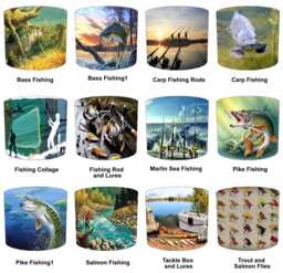 Fishing Drum Lampshades For Ceiling Light Shades Pendants Or Bedside, Table Lamp Shades