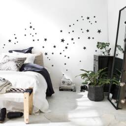 Star Wall Decals Kids Room, 90 Mixed Size Star Decals, 2, 5 Up To 10 cm Sized, Stickers, Room Decals, Nursery & Home Decor - thumbnail 4