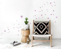 Star Wall Decals Kids Room, 90 Mixed Size Star Decals, 2, 5 Up To 10 cm Sized, Stickers, Room Decals, Nursery & Home Decor