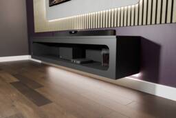 Floating Media Bench Plans, Diy Wall Mounted Console - PDF Download