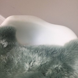 Duck Egg Green Australian Sheepskin Rug, Chair Cover, Throw - thumbnail 3
