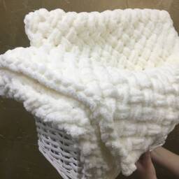 Baby Boy Blanket Blanket.newborn Baby Knit Throw Newborn Gift Shower Handmade Blanket.ready To Ship - thumbnail 2
