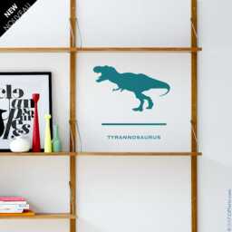 T-Rex Wall Decal Personalized Dinosaur Name Sticker