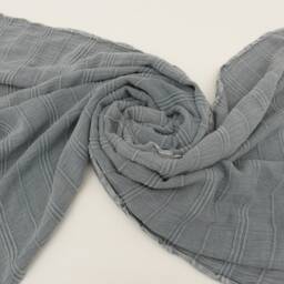 "Beach Towel, Stone Washed Towel, Gray Peshtemal, 33""x65" - thumbnail 4