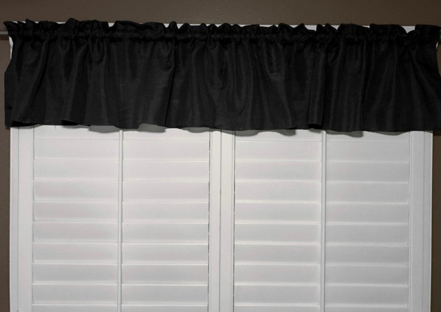 Faux Burlap Valance Window Linen/Treatment Home Kitchen Bedroom Classroom Diner Rv Small Curtain - image 1