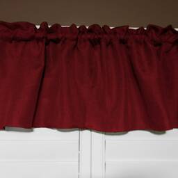 Faux Burlap Valance Window Linen/Treatment Home Kitchen Bedroom Classroom Diner Rv Small Curtain - thumbnail 3