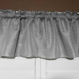 Faux Burlap Valance Window Linen/Treatment Home Kitchen Bedroom Classroom Diner Rv Small Curtain - thumbnail 4