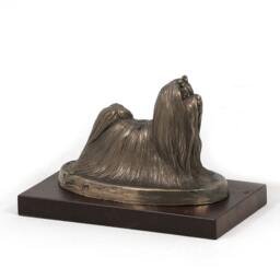 Yorkshire Terrier, Dog Wooden Base Statue, Limited Edition, Artdog - thumbnail 2