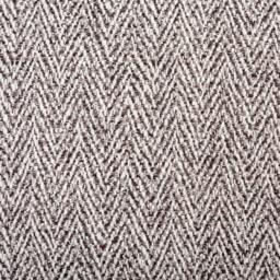 Textured Herringbone & Leather Pillow - thumbnail 4