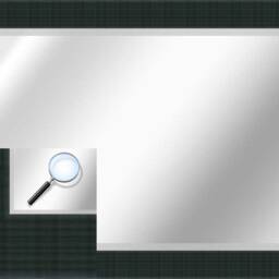 Large Black Brushed Mirror Crosshatch Elegant Framed Brooklyn Wall - Choice Of Size Premium Quality Free P&p - thumbnail 2