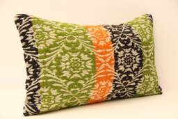 12x20 Turkish Kilim Lumbar Pillow Boho Pillow Bohemian Cushion Navajo Rugturkish Cover Armchair Case 4Oef-11