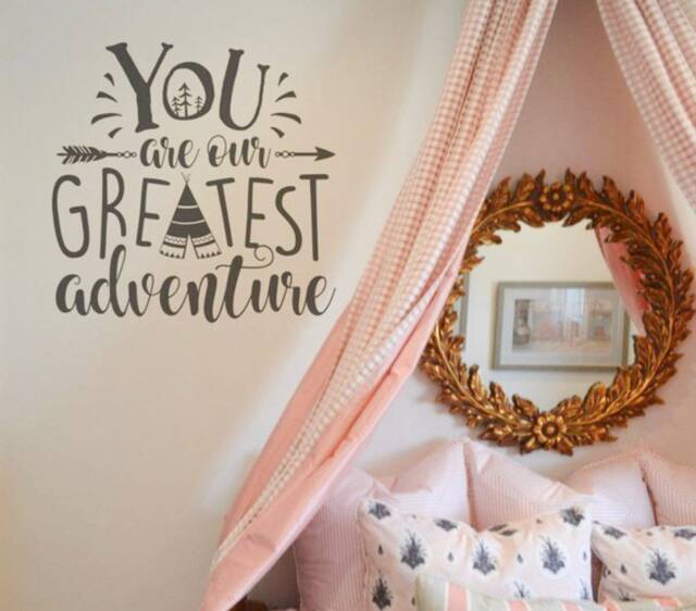 You Are Our Greatest Adventure Wall Lettering Decal Sticker For The Home Kw1361 - image 1